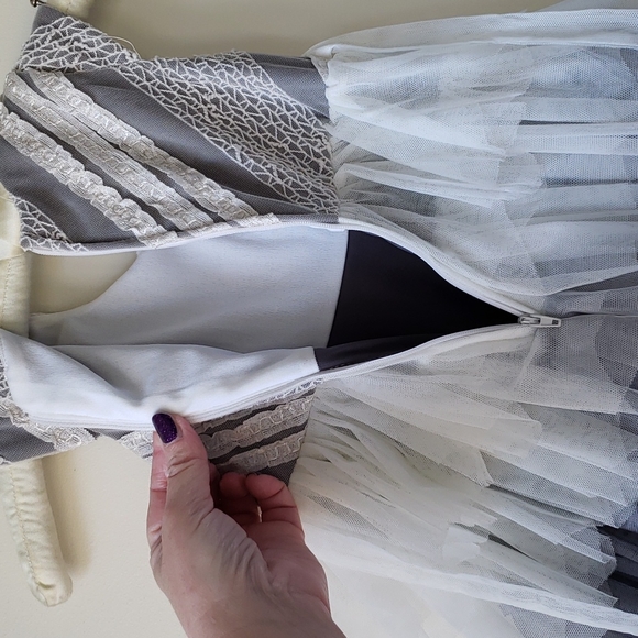 Ruffled Layered Party Dress sz 2T Tulle - Picture 7 of 11